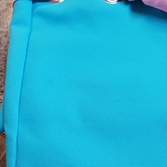 Ralph Lauren Blue Canvas Tote Shoulder Shopper Bag - Picture 12 of 13